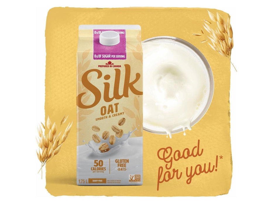 Oat Beverage Unsweetened - Silk - 1.75L - MB Grocery