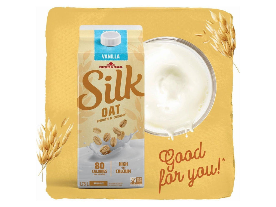 Oat Beverage Vanilla - Silk - 1.75L - MB Grocery