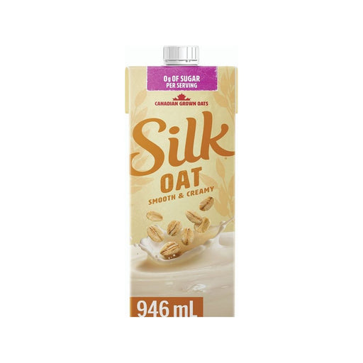 Oat Milk - Silk - Unsweetened Original - 946ml Carton - Shelf Stable - Miller & Bean Coffee Company