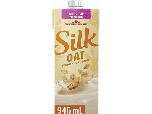 Oat Milk - Silk - Unsweetened Original - 946ml Carton - Shelf Stable - MB Grocery