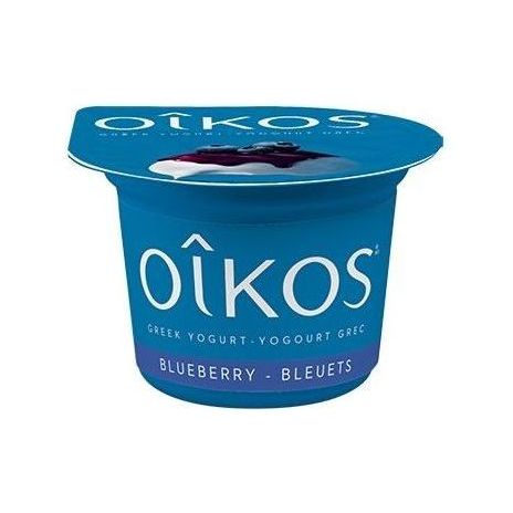 OIKOS Greek Yogurt - Blueberry Flavour - Pack of 4 x 100g - Miller & Bean Coffee Company