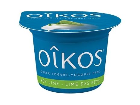 OIKOS Greek Yogurt - Key Lime Flavour - Pack of 12 x 100g - MB Grocery