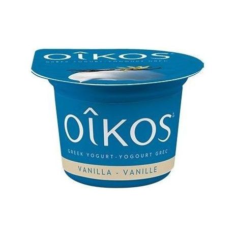 OIKOS Greek Yogurt - Vanilla Flavour - Pack of 4 x 100g - Miller & Bean Coffee Company
