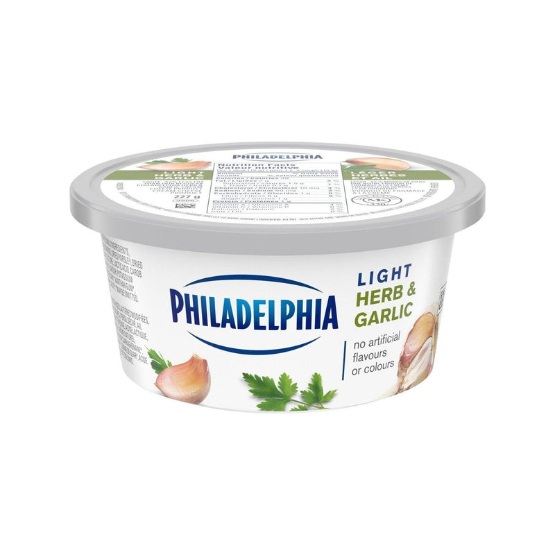 Philadelphia Light Herb & Garlic Cream Cheese 227g - Miller & Bean Coffee Company