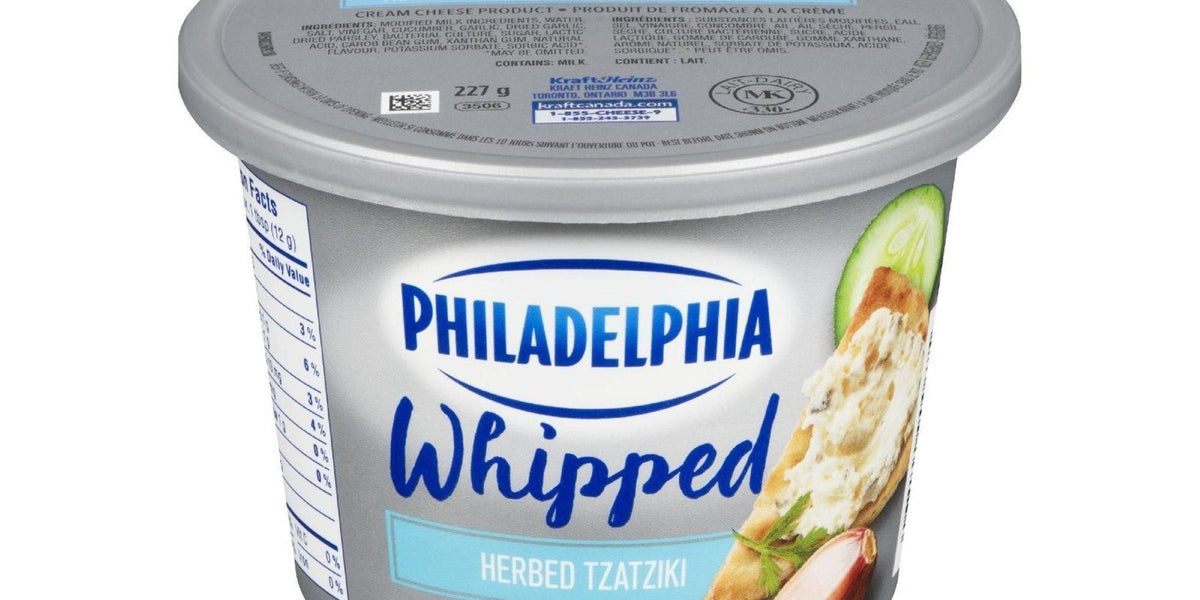 Philadelphia Whipped Herbed Tzatziki Cream Cheese 227g — Miller
