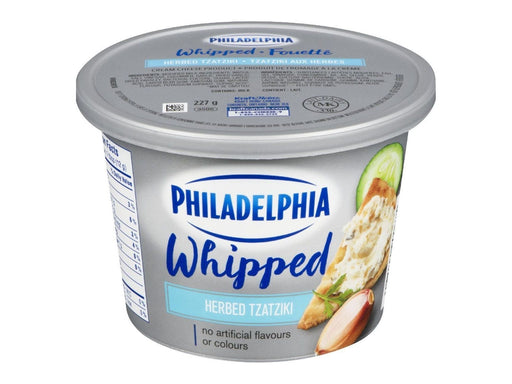 Philadelphia Whipped Herbed Tzatziki Cream Cheese 227g - MB Grocery