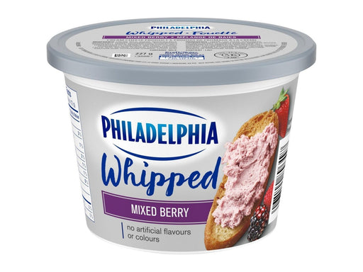 Philadelphia Whipped Mixed Berry Cream Cheese 227g - MB Grocery