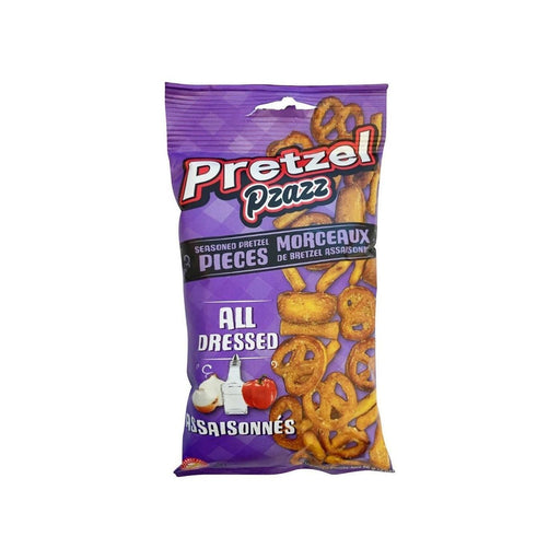 Pretzel Pzazz All Dressed 12 × 56 g - Miller & Bean Coffee Company