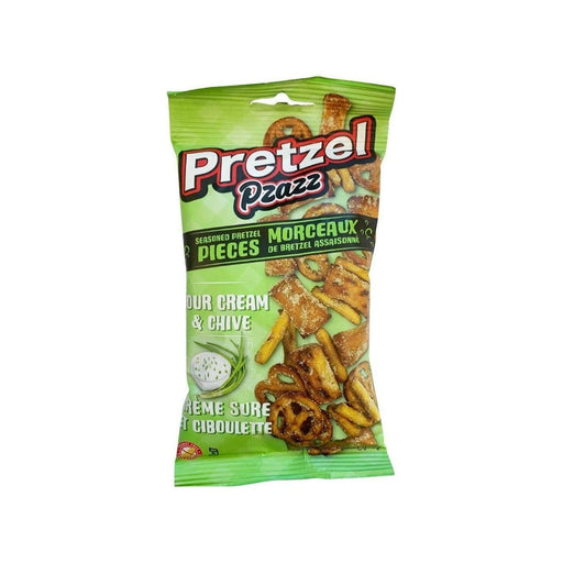Pretzel Pzazz Sour Cream & Chive 12 × 56 g - Miller & Bean Coffee Company