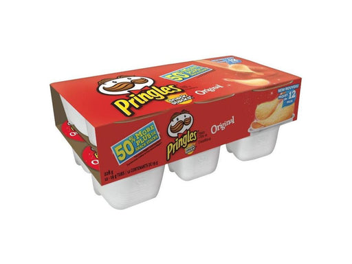 Pringles Snack Stacks Original Flavour Potato Chips 12 x 19g - MB Grocery
