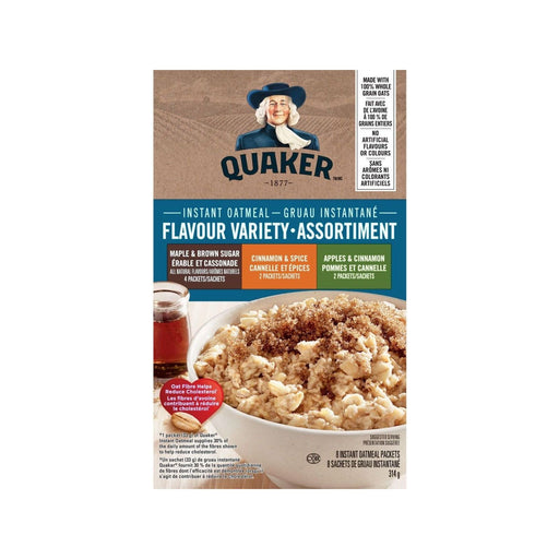 Quaker Instant Family Variety 3 Flv - 8 Packets - 314g - Miller & Bean Coffee Company