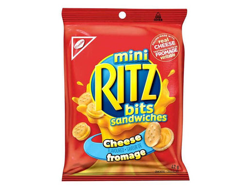 Ritz Mini Bits Cheese Flavoured Sandwiches 30 x 42g - MB Grocery