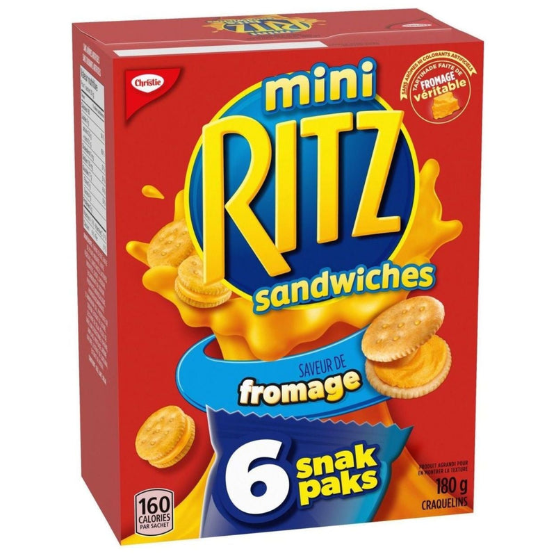 Ritz Mini Bits Cheese Flavoured Sandwiches 6 x 30g - Miller & Bean Coffee Company