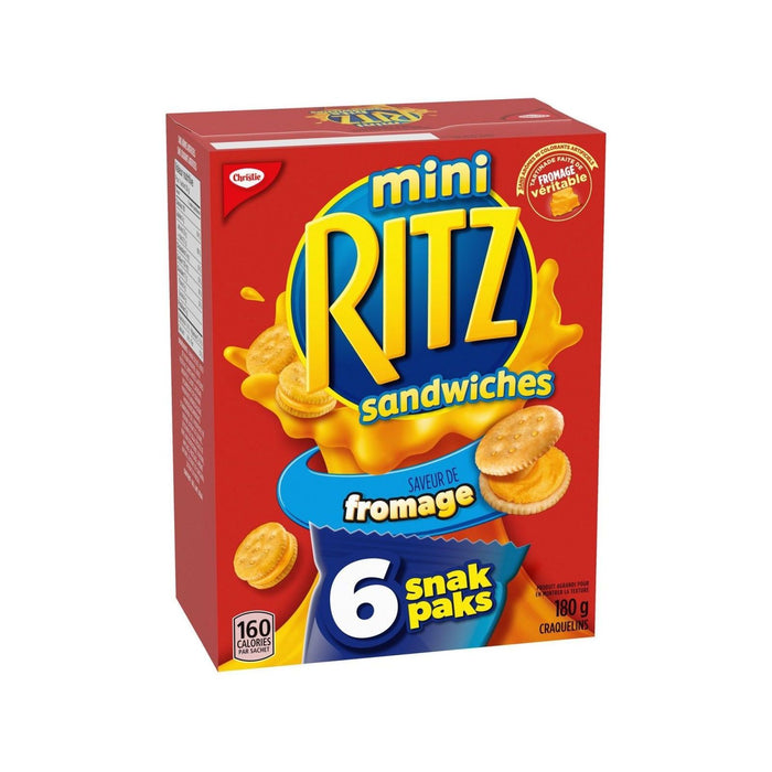 Ritz Mini Bits Cheese Flavoured Sandwiches 6 x 30g - Miller & Bean Coffee Company