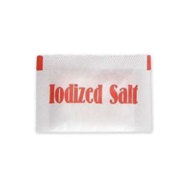 Salt - Individual Packets - Pack of 1000 - Miller & Bean Coffee Company