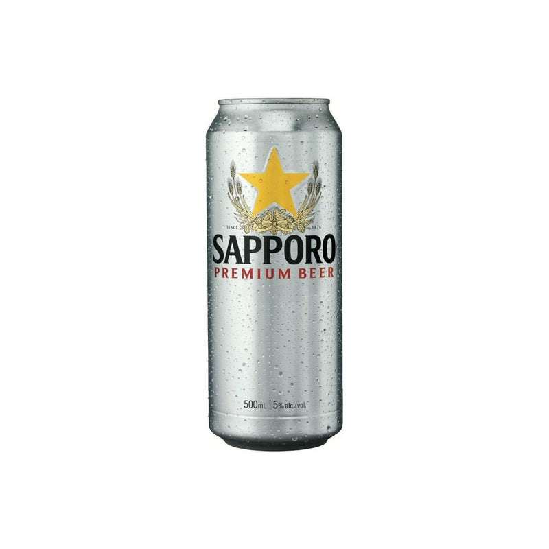 Sapporo Premium Beer - 6 x 500ml Can - Miller & Bean Coffee Company