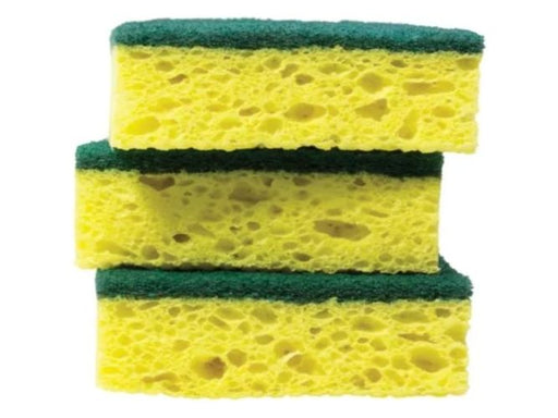 Scotch-Brite Heavy Duty Scrub Sponge - Individually Wrapped - Pack of 3 - MB Grocery