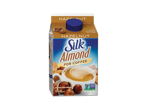 SILK Almond for coffee, Hazelnut Flavour, 473ml - MB Grocery