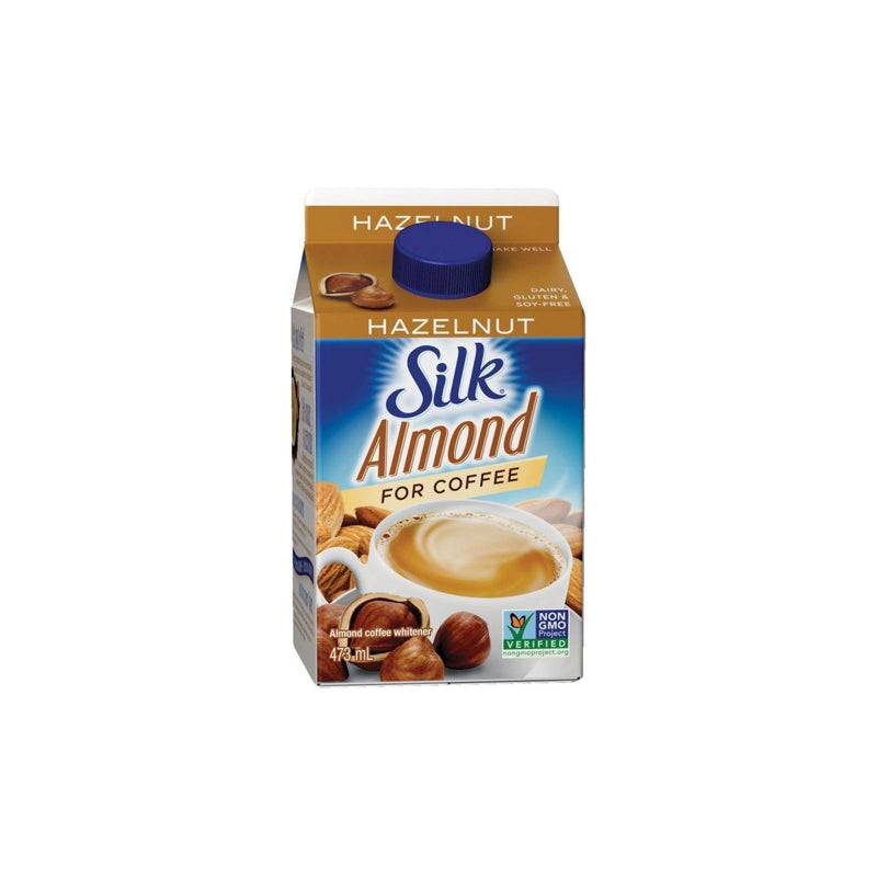 SILK Almond for coffee, Hazelnut Flavour, 473ml - Miller & Bean Coffee Company
