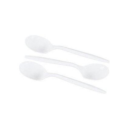 Soup Spoons - Plastic - Medium Weight - Case of 1000 - Miller & Bean Coffee Company