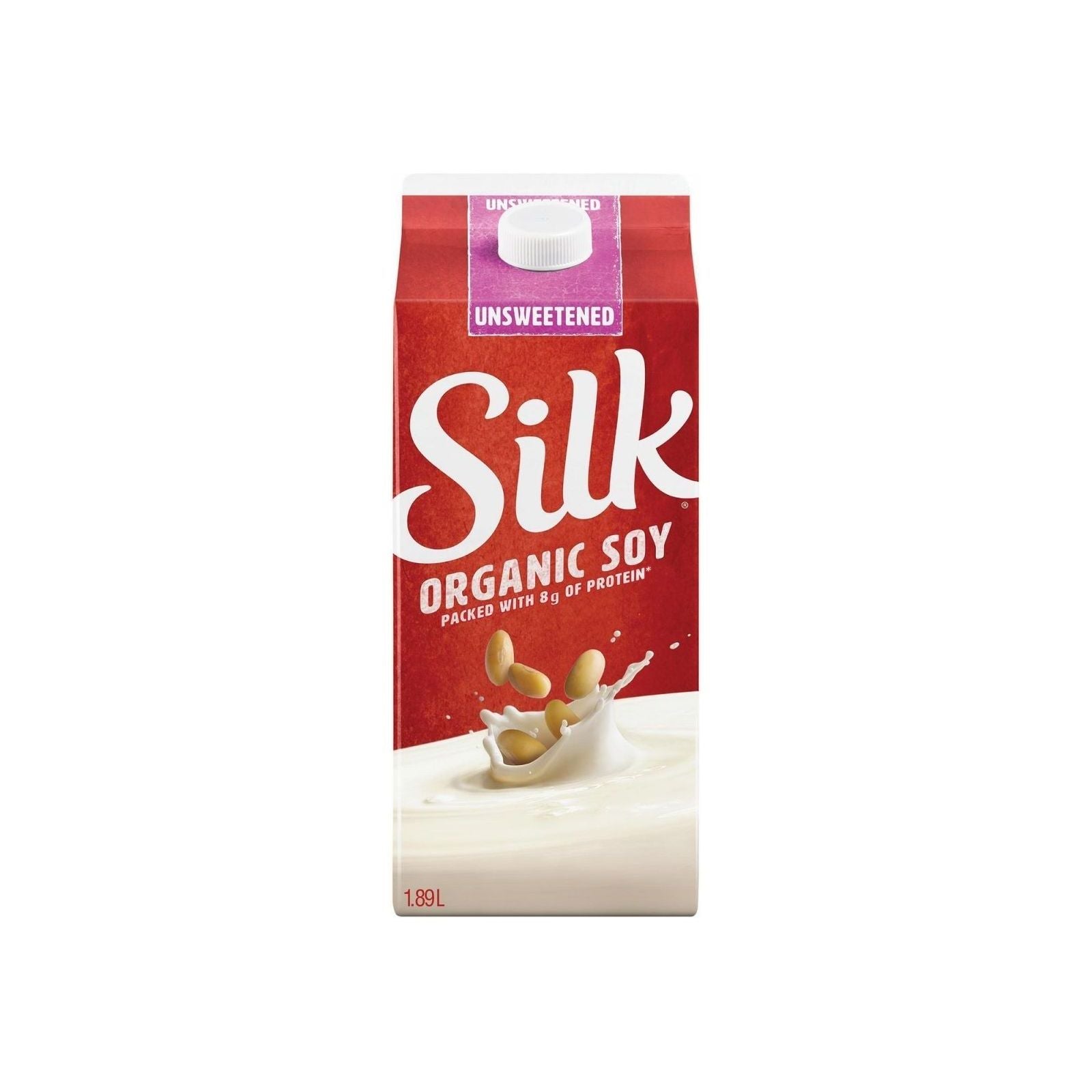 Soy Organic Unsweetened - Silk - 1.89L - Miller & Bean Coffee Company