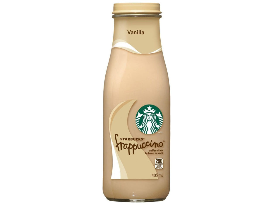 Starbucks Frappuccino - Vanilla - 12 x 405ml Bottle - MB Grocery