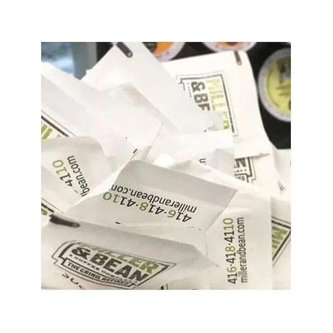 Sugar - White - 1000 Packets - Miller & Bean Coffee Company