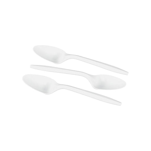 Tea Spoons - Plastic - Medium Weight - Case of 1000 - Miller & Bean Coffee Company