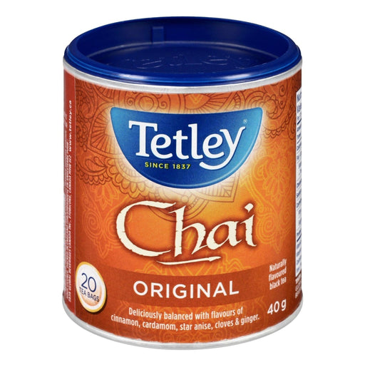 Tea - Tetley - Chai - Pkg 20 - Miller & Bean Coffee Company