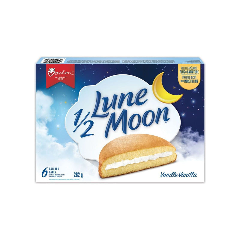 Vachon 1/2 Moon, Fluffy Vanilla Cakes - Miller & Bean Coffee Company