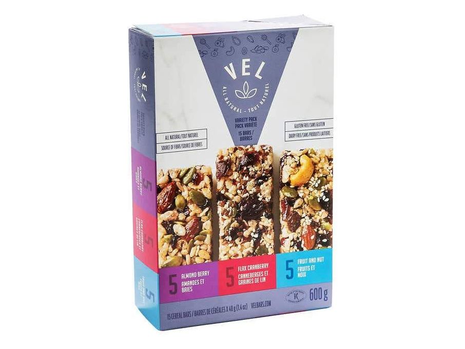 VEL Bars, Variety Pack - 15 x 40g - MB Grocery