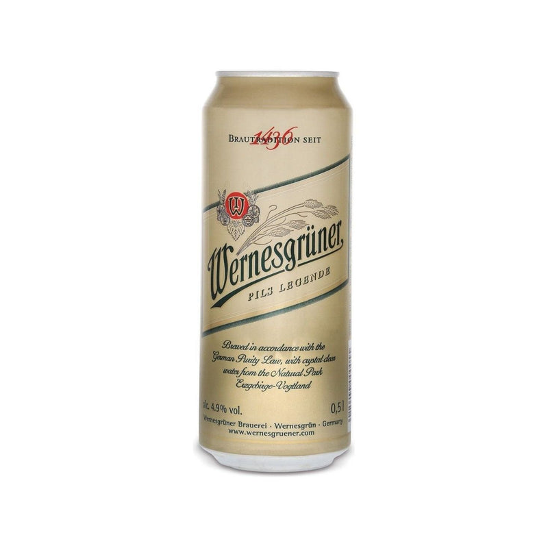 Wernesgruner Pilsner - 6 x 500ml Can - Miller & Bean Coffee Company