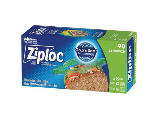Ziplock Plastic Sandwich Bags - Package 90 — Miller & Bean Coffee