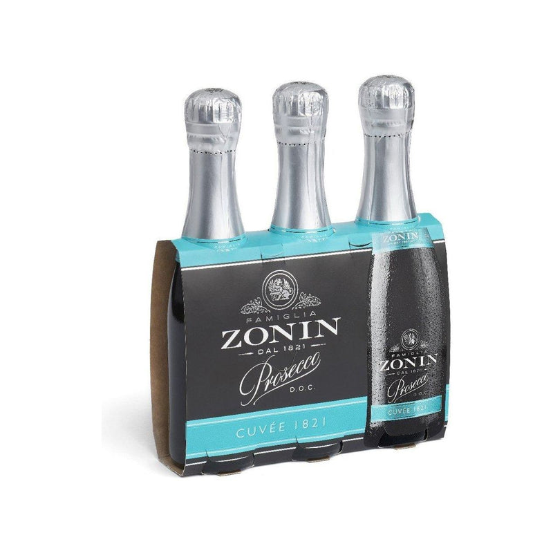 Zonin Prosecco Brut 1821 DOC - 3 x 200ml - Miller & Bean Coffee Company